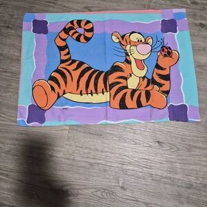Vintage Disney Tigger And Pooh Single Pillow Case